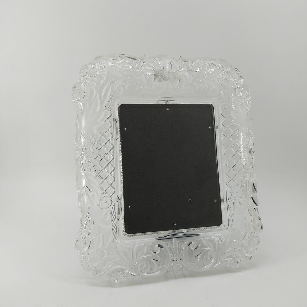 Mikasa Timeless Love 7x9 Wedding Frame Bride Crystal Glass Picture Romantic